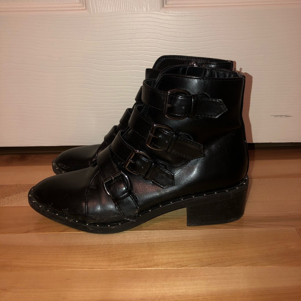 A New Day, Size 7.5 Black Ankle Boots